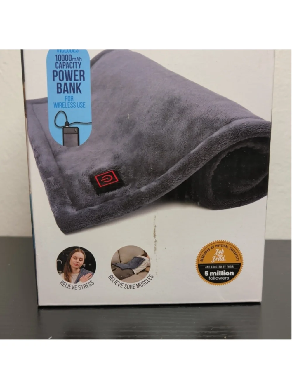 BOB AND BRAD Portable Weighted Heating Pad Heateasy , New